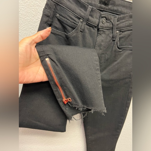 MOTHER NWT The Stunner Double Zip Ankle Step Fray Size 24 - Picture 4 of 11